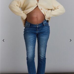 Hatch maternity crop Jean size 26